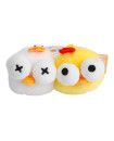 Bulging-Eye Magnetic Plush Character Keychain Set - w/y